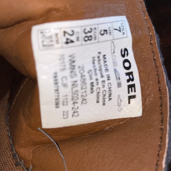 SOREL EVIE II Lace Wedge Bootie Size 7, NWOT - Picture 15 of 16